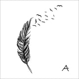 Flying feather Wall Stickers