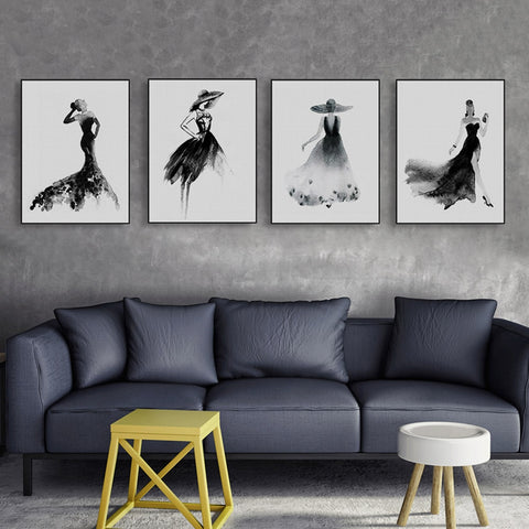 Fashion Beauty Canvas Painting