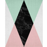 Abstract Marble Canvas Painting Geometric Veins