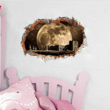 3d Broken Wall Stickers