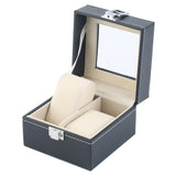 2/6/10/12 Girds Leather/Carbon Fiber Luxury Watch Box