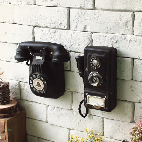 Vvintage Wall Hanging Telephone Home Decor