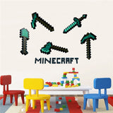 Minecraft 3D Wall Stickers For Kids Rooms