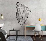 Geometric Wolf Wall Sticker
