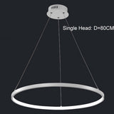 LED Gold Three Circle Light