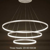 LED Gold Three Circle Light