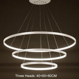 LED Gold Three Circle Light