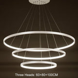 LED Gold Three Circle Light