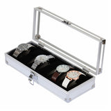6 Grid Aluminium Watch Box