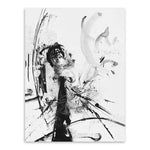 Modern Abstract Chinese Ink Splash Canvas